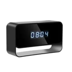 Wecker mit Full-HD 1080P Kamera, Nachtsicht & Bewegungserkennung